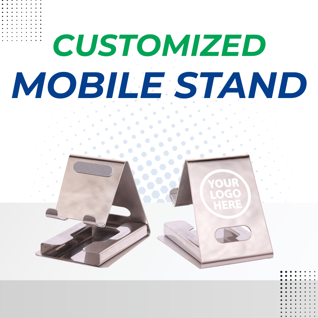 Elegant Metal Mobile Stand SS Silver – Smart Gifting for Smart Professionals